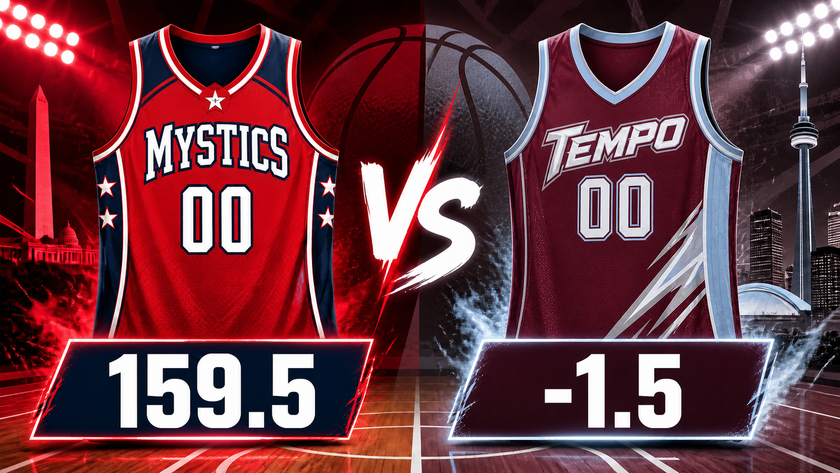 Washington Mystics at Toronto Tempo