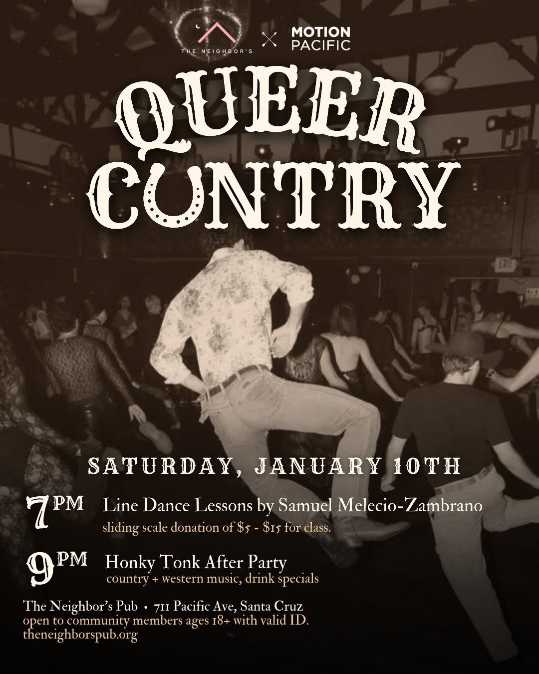 Queer Cuntry Line Dancing Honky Tonk Event