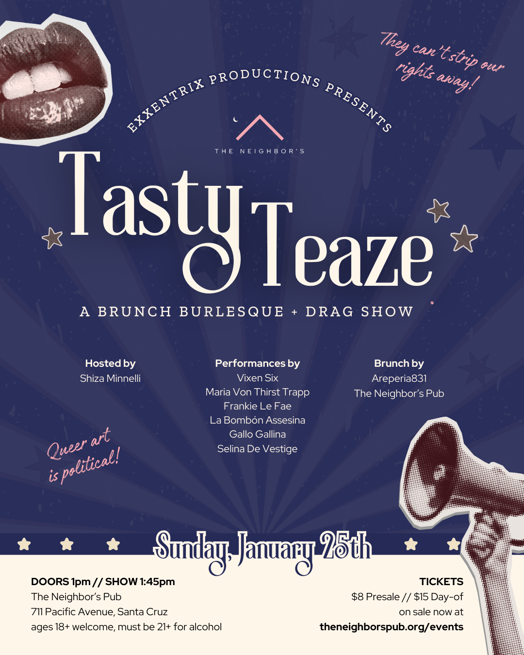 Tasty Teaze Brunch Show