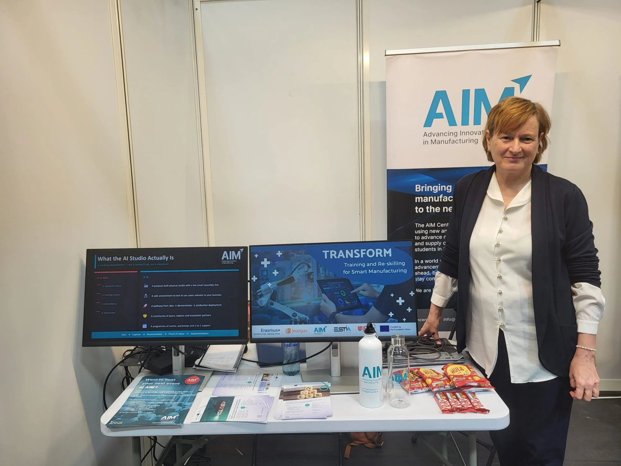 AIM Centre Showcases the TRANSFORM Project at ATU Engineering Expo: From Smart Manufacturing to Secure Digital Transformation