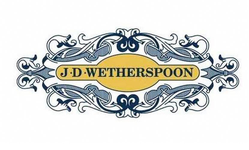J.D. Wetherspoon logo with decorative design