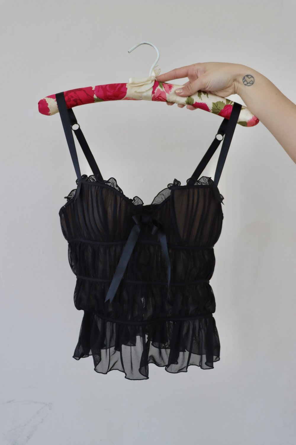 Chantal Thomass silky corset top (S/M) — Gaia Vintage