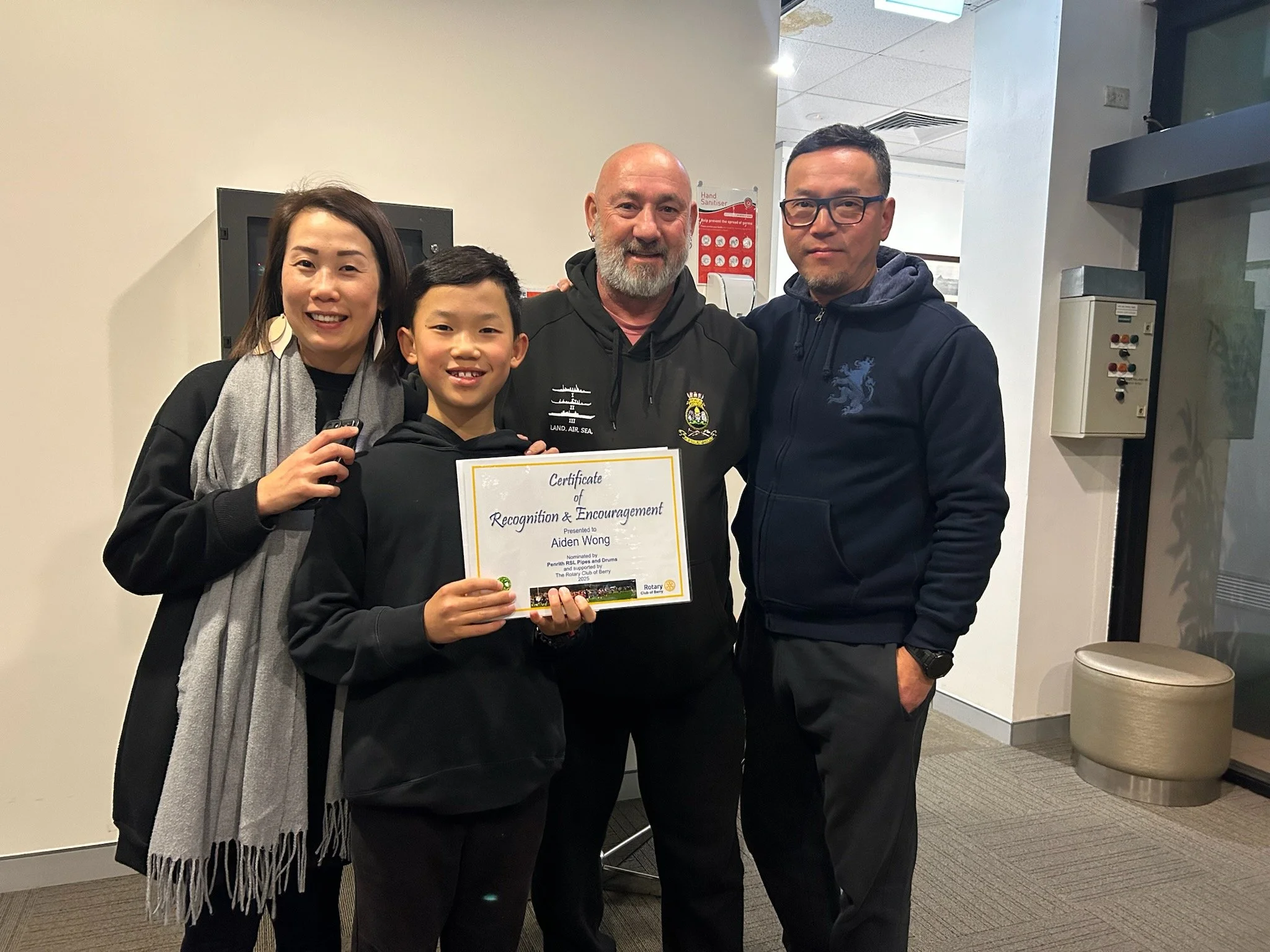 Congratulations Aiden