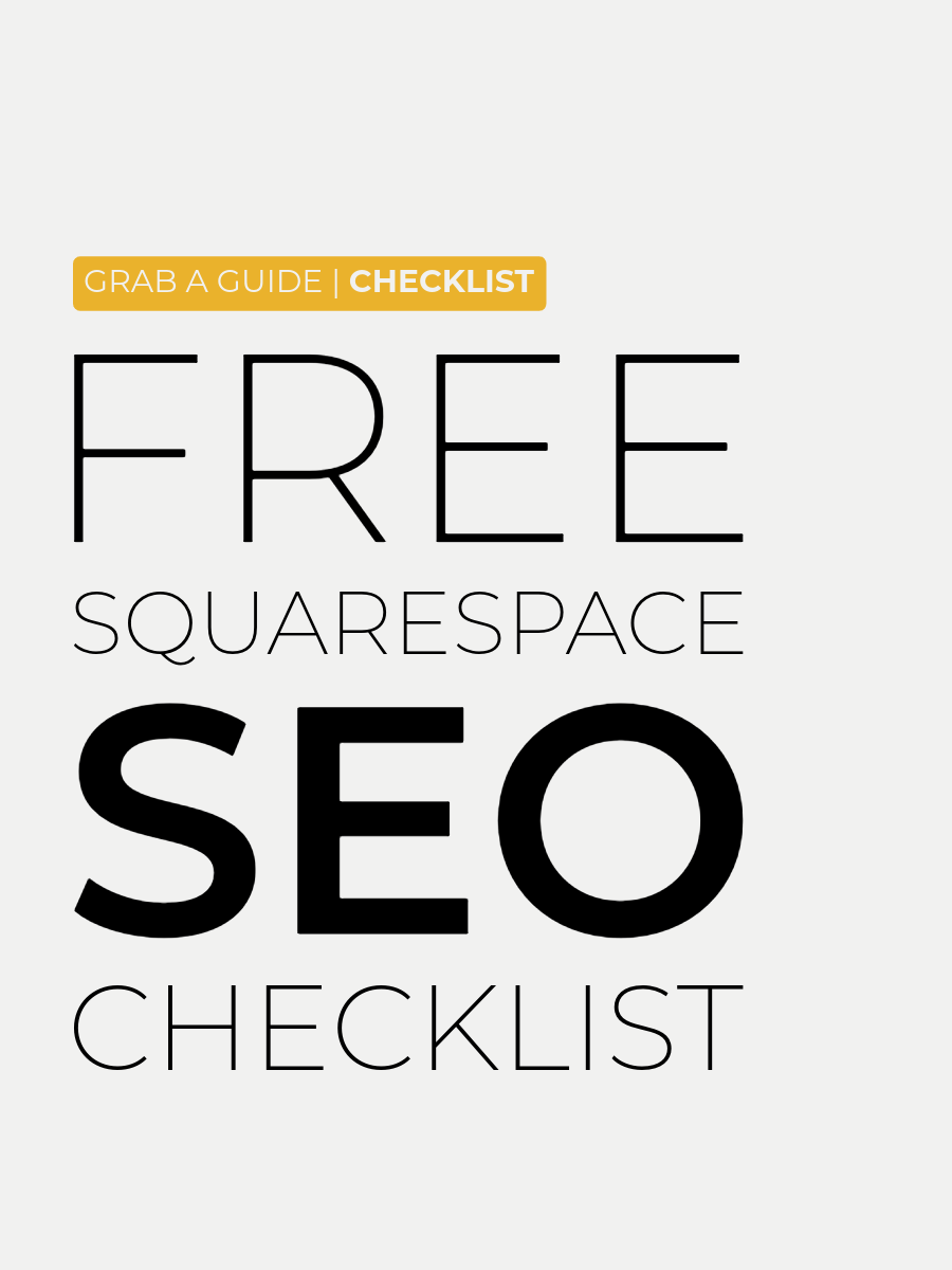 Free Squarespace SEO Checklist