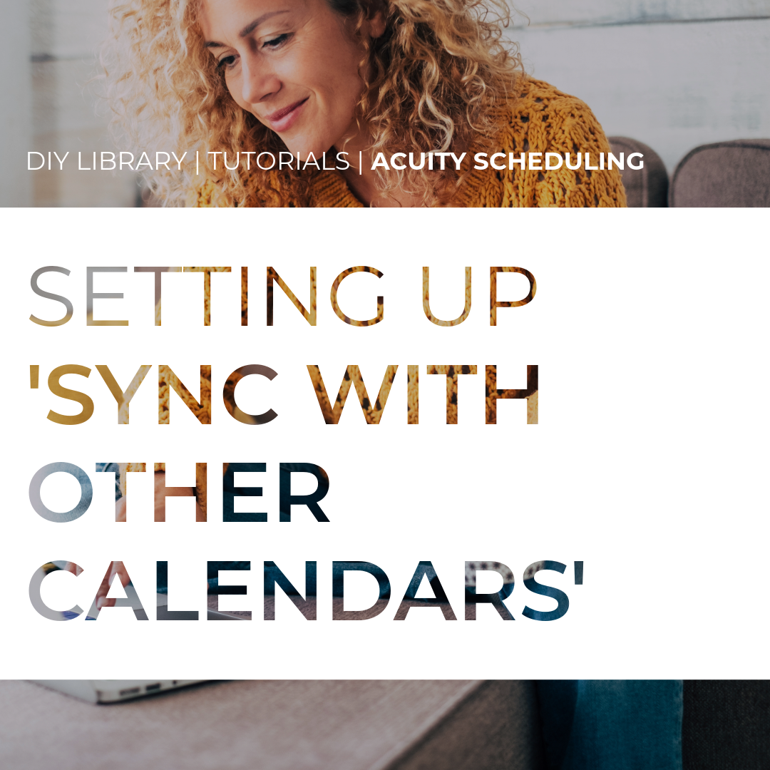 Setting Up ‘Sync With Other Calendars’
