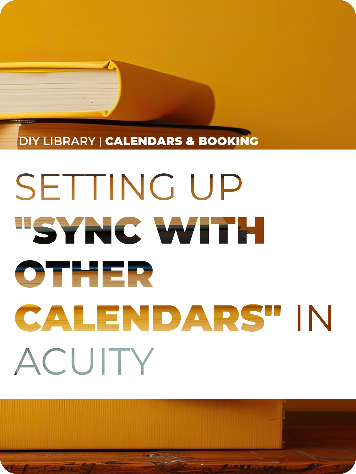 Setting Up ‘Sync With Other Calendars’