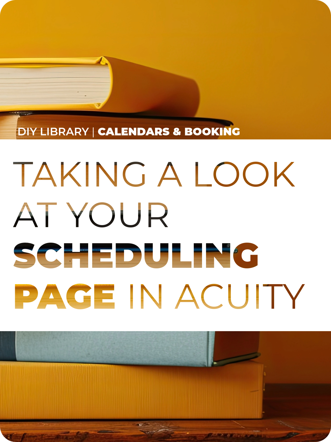 Taking a Look at your Scheduling Page in Acuity