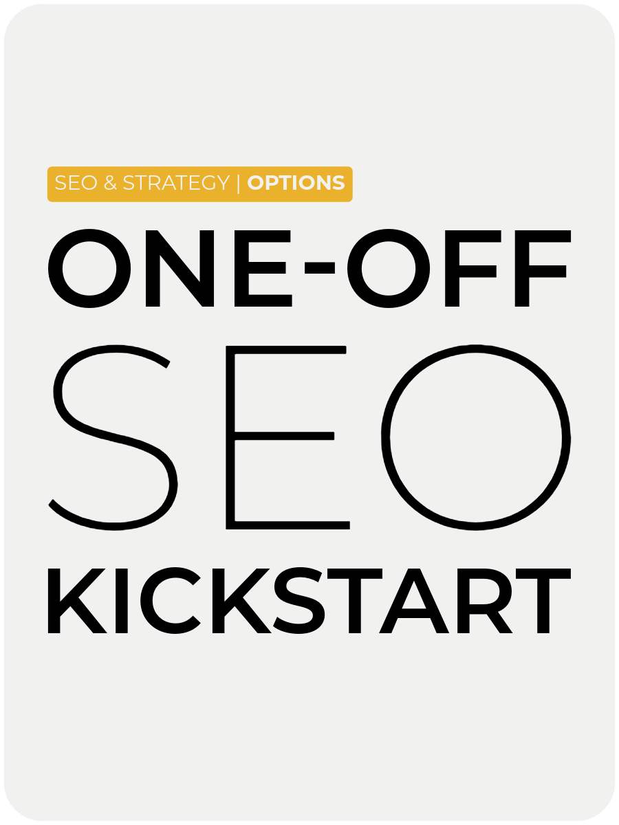 SEO and Strategy service graphic for foubography, featuring a marketing dashboard with local SEO keyword checklists for creative small businesses in Manchester and Altrincham.
