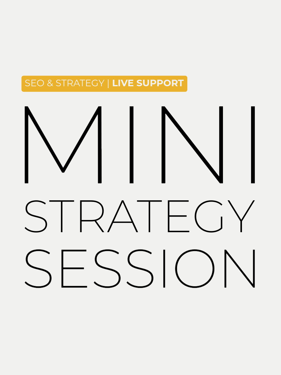 Mini Strategy Session (30 mins)