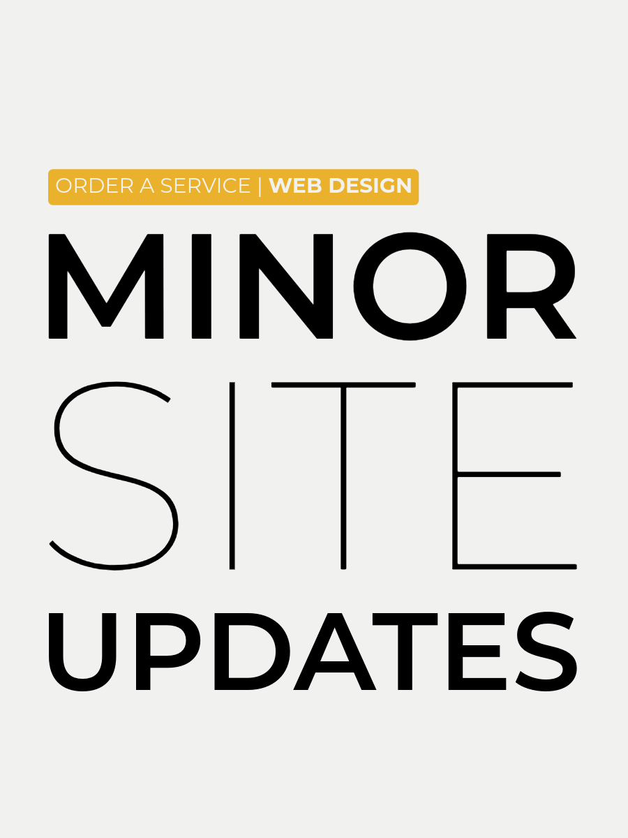 Minor Site Updates (Up to 5 Fixes)