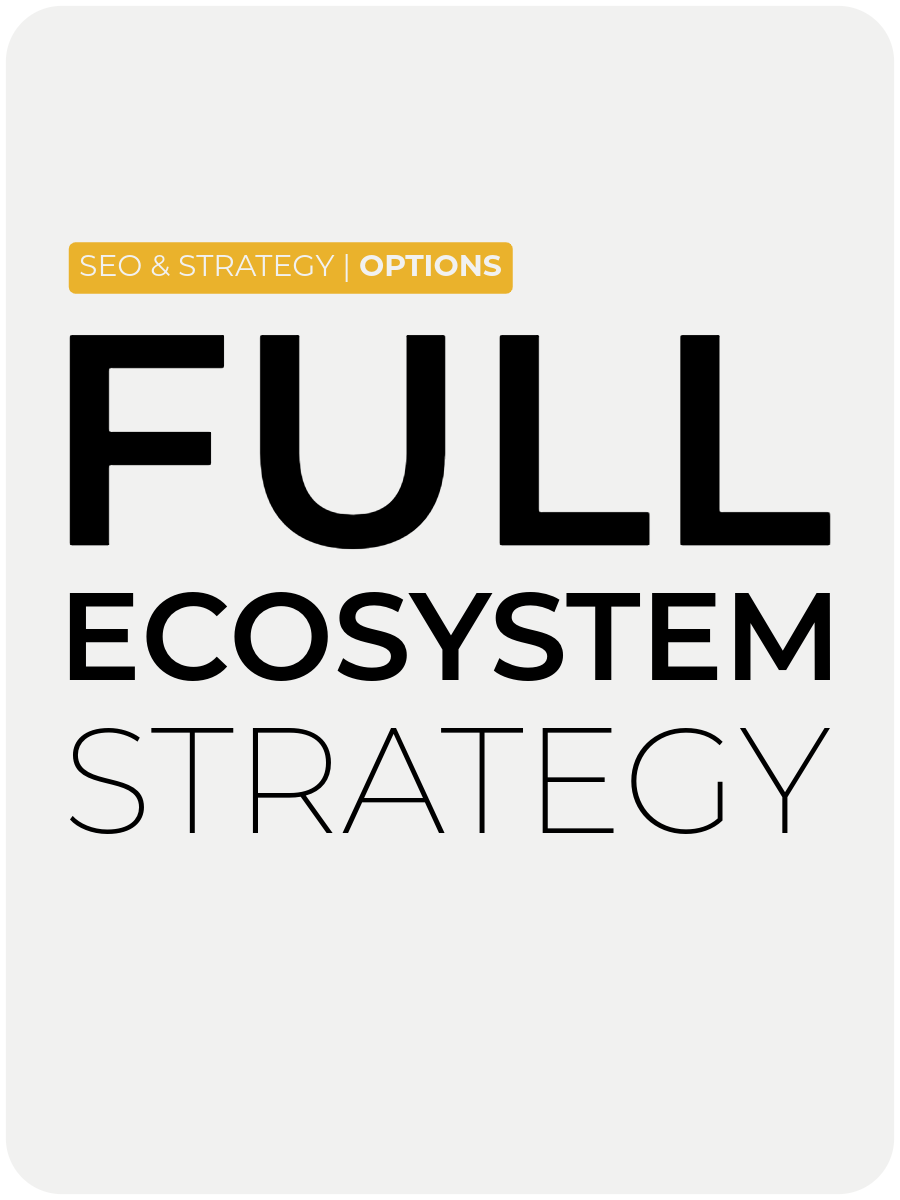 SEO and Strategy service graphic for foubography, featuring a marketing dashboard with local SEO keyword checklists for creative small businesses in Manchester and Altrincham.