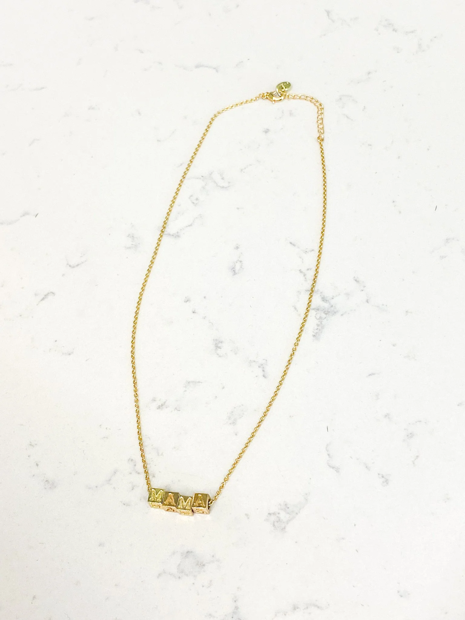 Ink and Alloy | Brass "Mama" Necklace