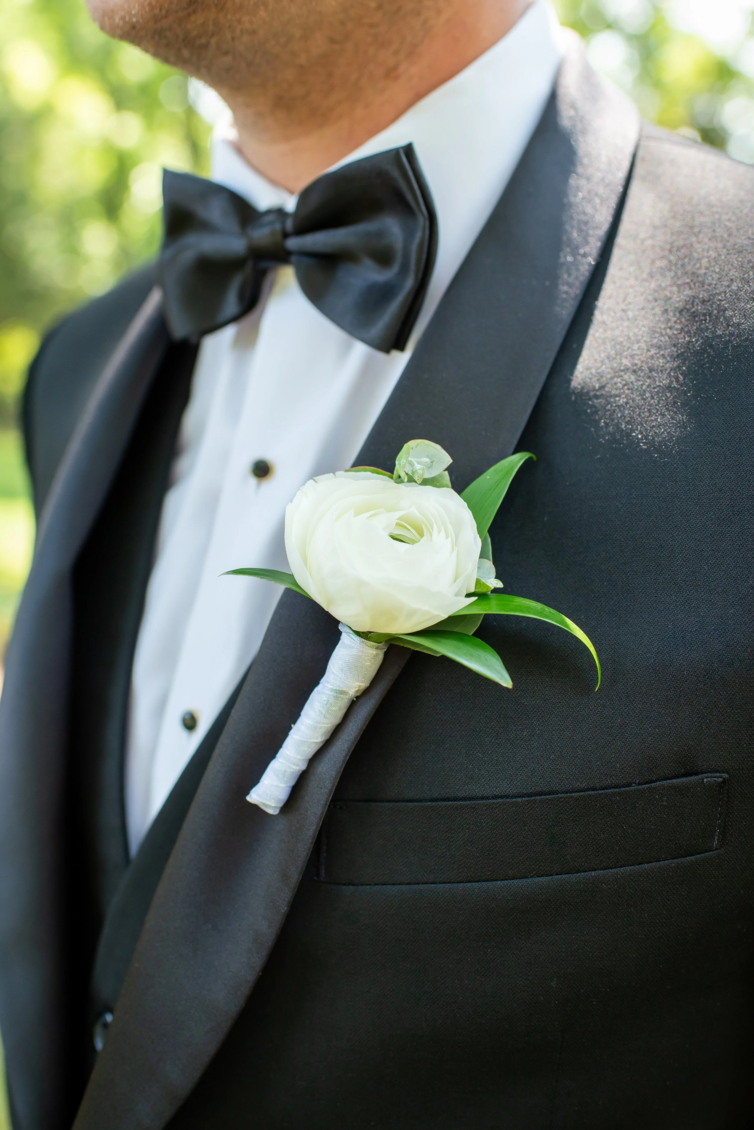White Boutonniere
