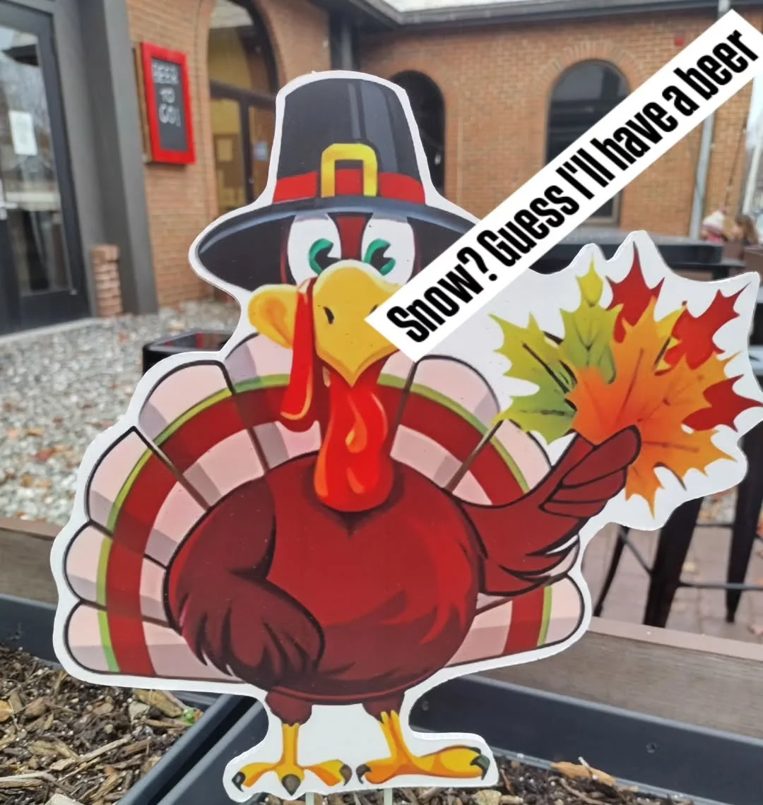 Closing at 7pm today but be sure to swing by Wednesday to stock up your beer for Thanksgiving. #4packs &amp; #crowlers
Closed Thursday. 
#brewery #craftbeer #drinklocal