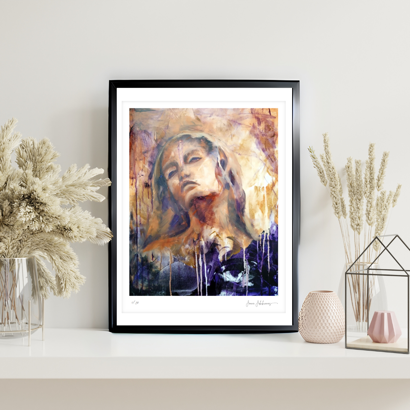 La Douleur, 50 x 40cm, Black Frame.png