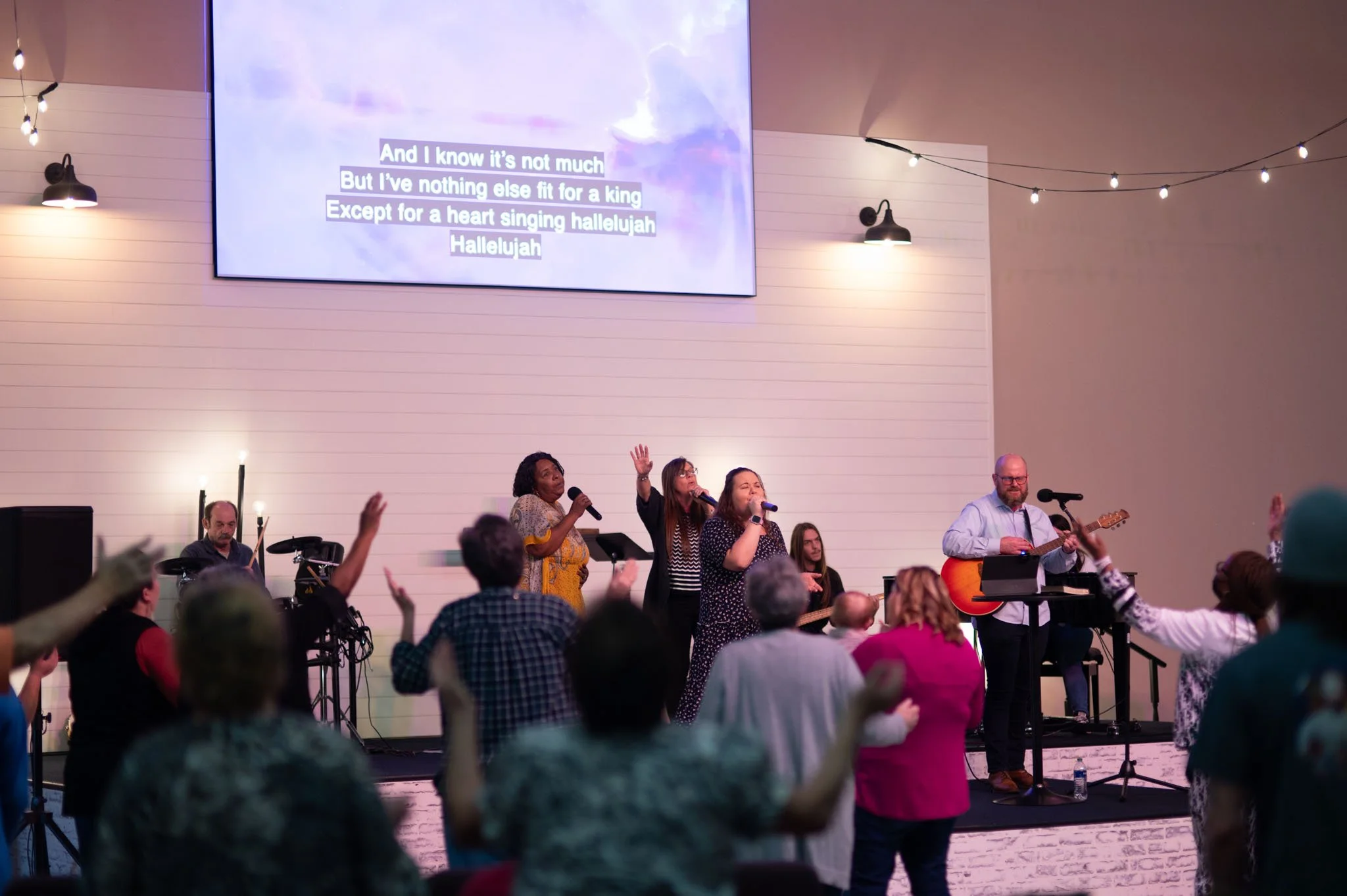 Cross Pointe Church community gathering in Laurinburg