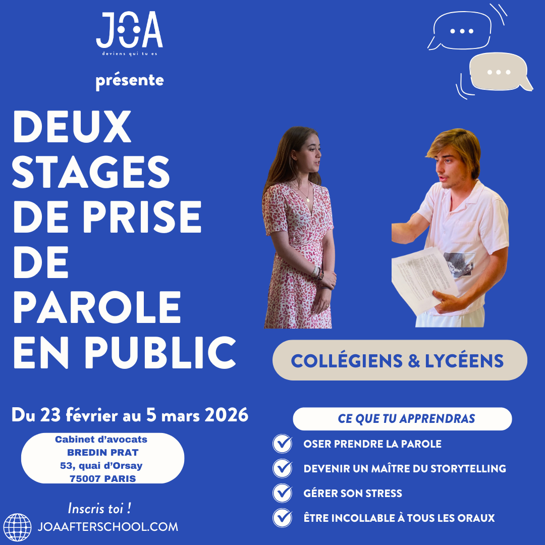 PARLER EN PUBLIC, ÇA S’APPREND.                           ET ÇA CHANGE TOUT 