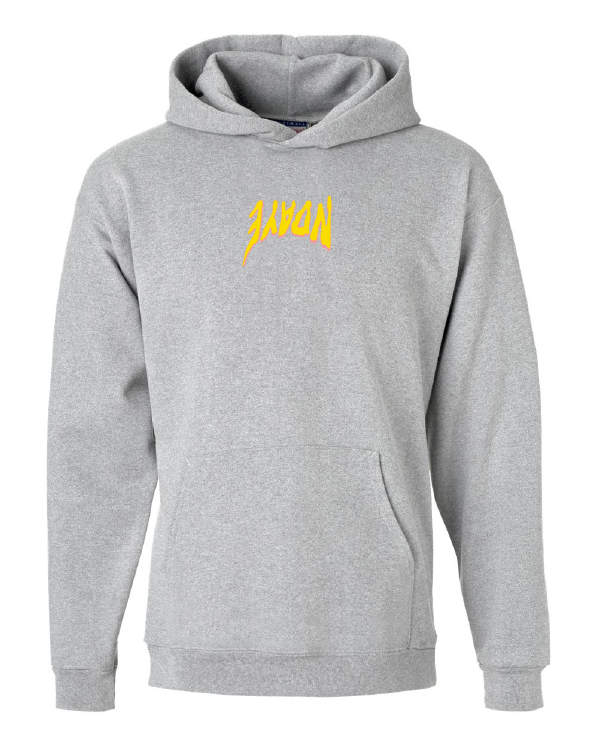 Custom Logo Hoodie - Grey