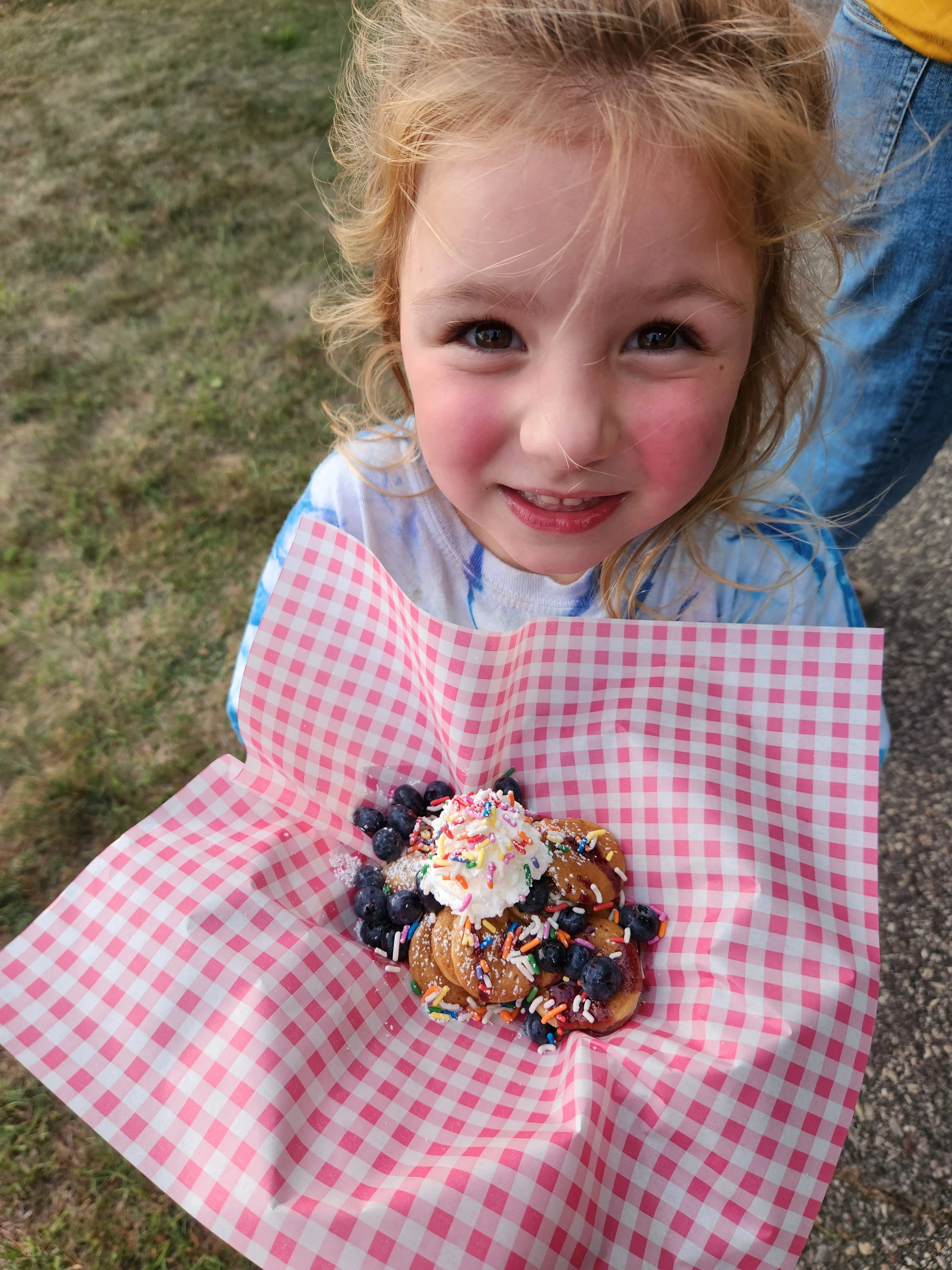 Loving Two Flippin' Sisters mini pancakes!