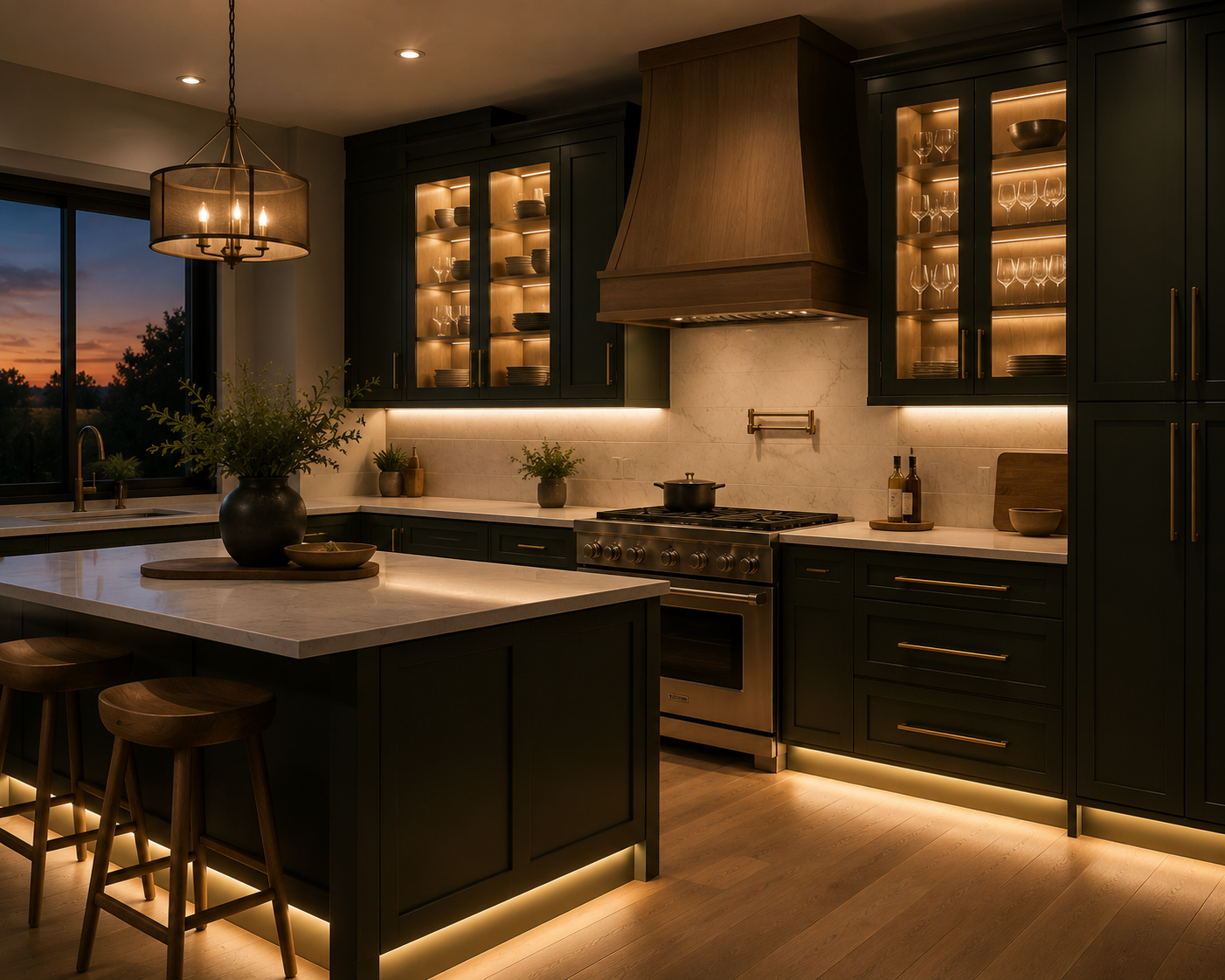 How Lighting and Cabinetry Work Together to Define a Kitchen's Atmosphere