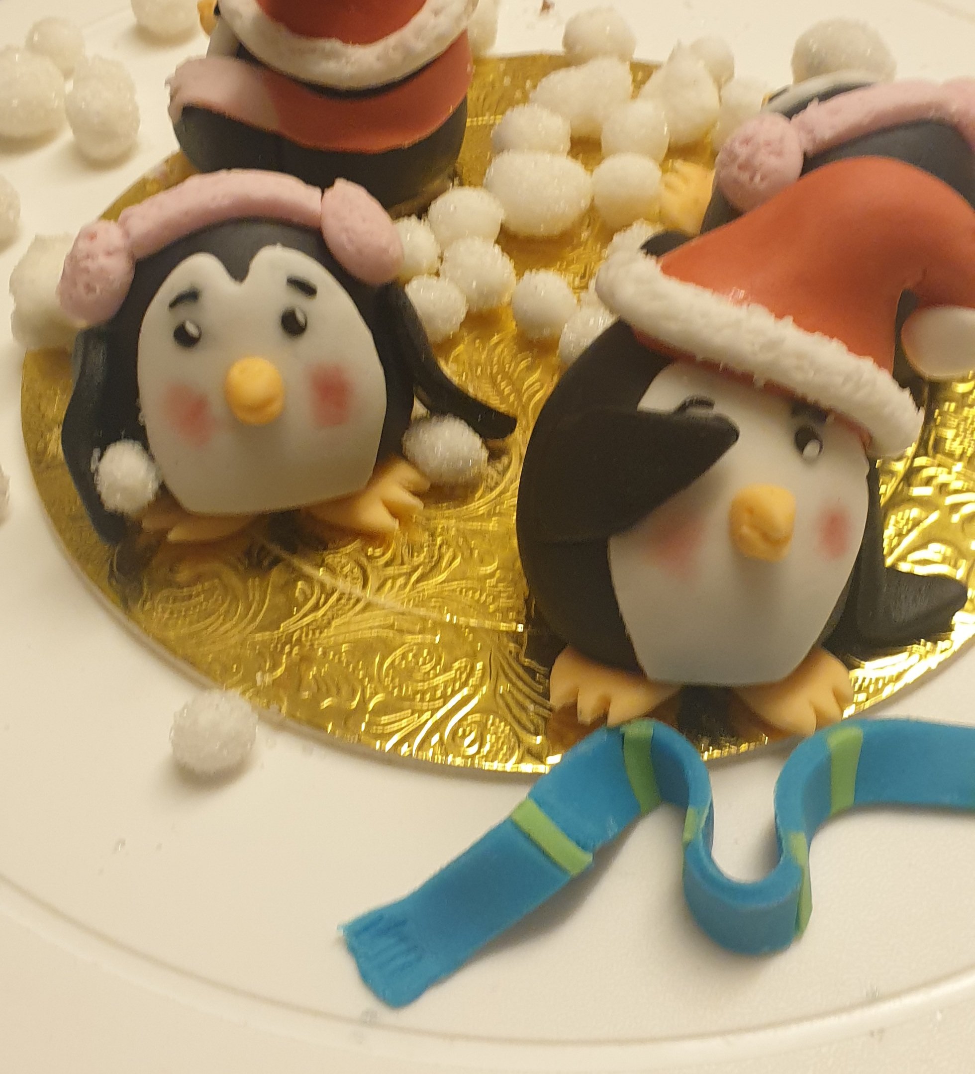 sugar craft penguins