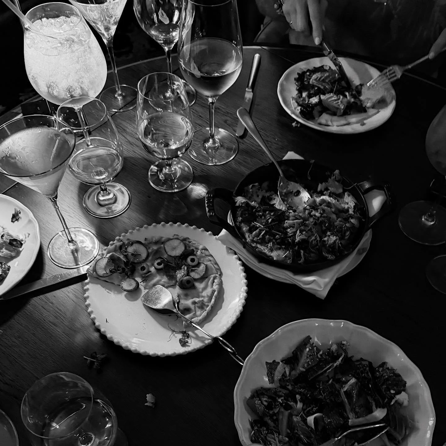 What a beautiful evening—one you know you’ll remember often for the pure joy it brought. Four women meeting in person for the first time, all sharing a love of great conversation, laughter, and food (with a few 🍸 in the mix, of course).