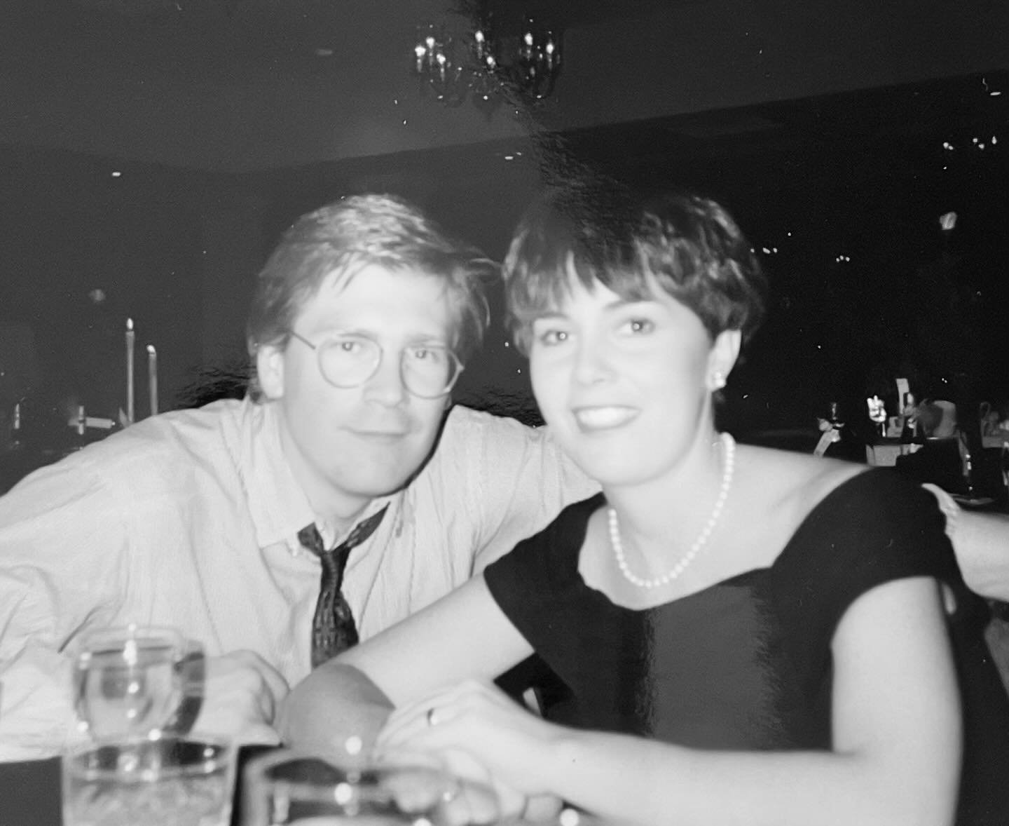 A little vintage moment on this 27th day of December. 
Forty years married today - we were so young when  we said &ldquo;I Do.&rdquo; Ironic that it was a snowstorm then &hellip;.and a snowstorm now. 

Grateful for a lifetime of laughter, love, frien