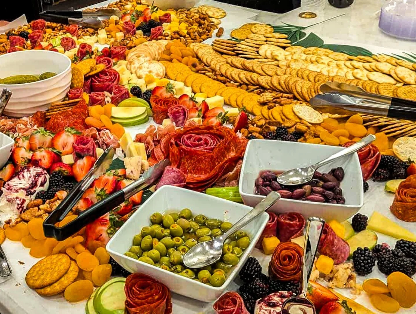 We like to party! An exquisite grazing table along with passed appetizers are the perfect way to celebrate a great cause. Congrats on a great event, Purses with Purpose! 
.
.
.
.
.
#plaza #plazacatering #catering #kccatering #kccaterer #kansascity #k