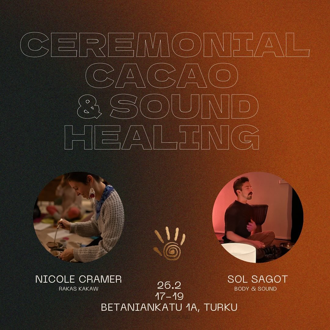 🌑 THIS WEEK AT BODY &amp; SOUND ✨

We are holding the space for a deeply restorative Ceremonial cacao and sound healing circle on this Wednesday evening. 

This circle invites you to reconnect with yourself and reclaim your energy by exploring what 
