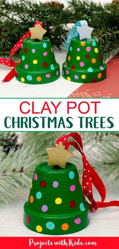 Clay Pot Christmas Tree Craft