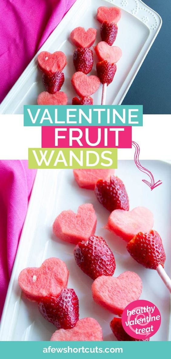 Valentine's Day Party Fruit Kabob