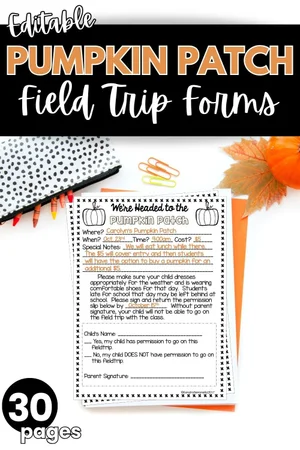 Pumpkin Patch Field Trip Tips — Teacher Questions - Advice and Freebies ...