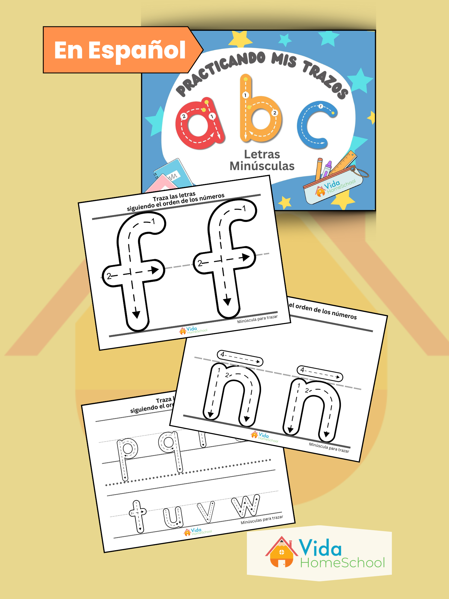 “Practicando mis trazos” Letras Minúsculas