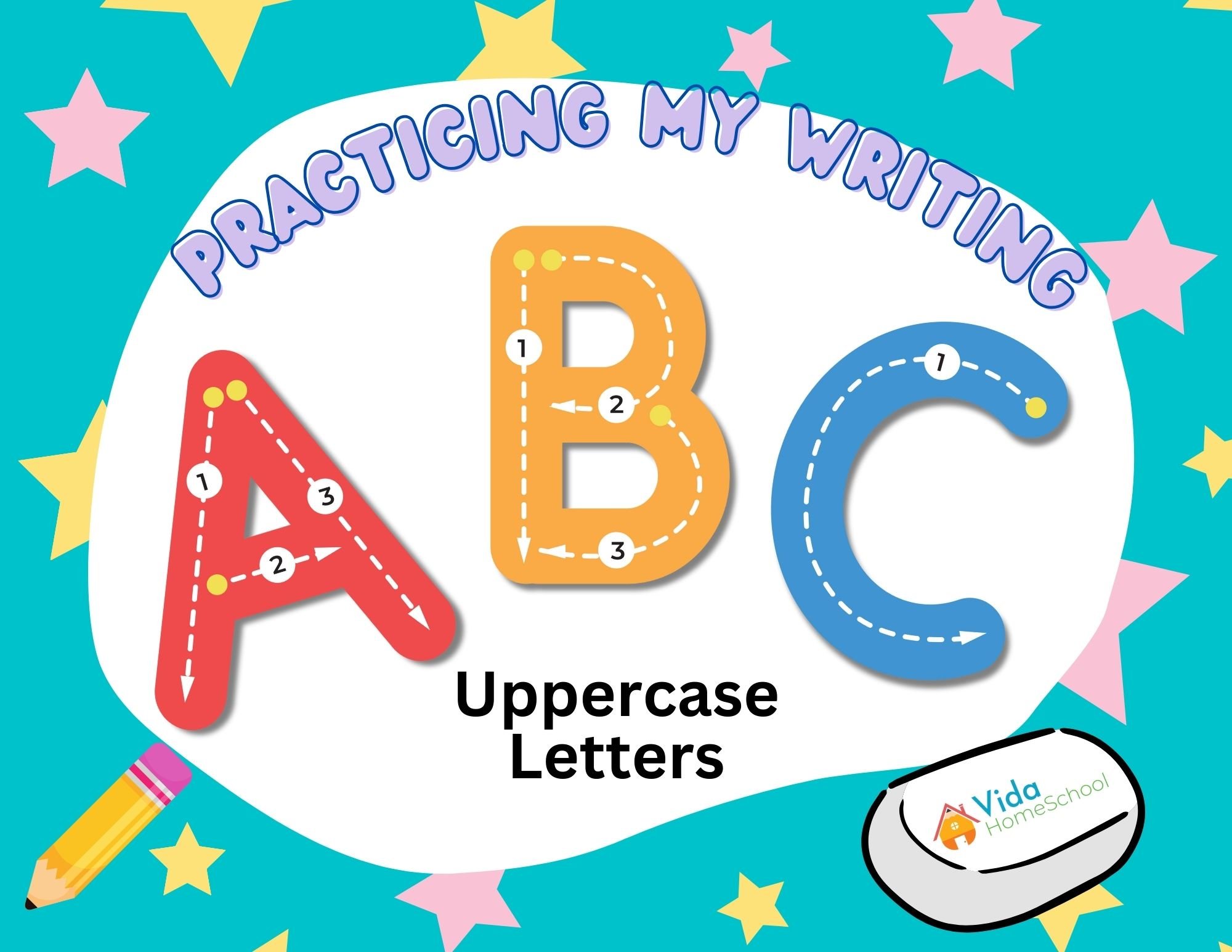 "Practicing My Writing" Uppercase Letters