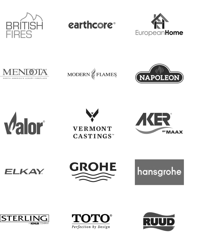 Brubaker Plumbing Heating & Air Conditioning Partner Logos 1 - Brubaker Showroom