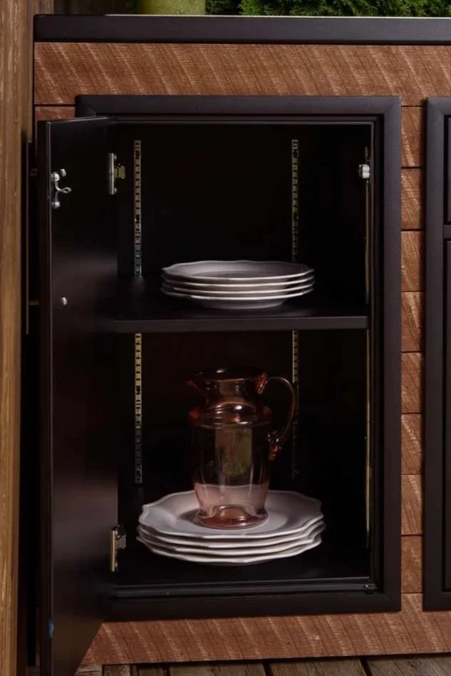Outdoor Kitchen and Grill Sealed Doors - Brubaker Showroom