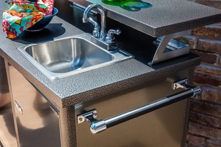 Outdoor Kitchen and Grill Sink - Brubaker Showroom
