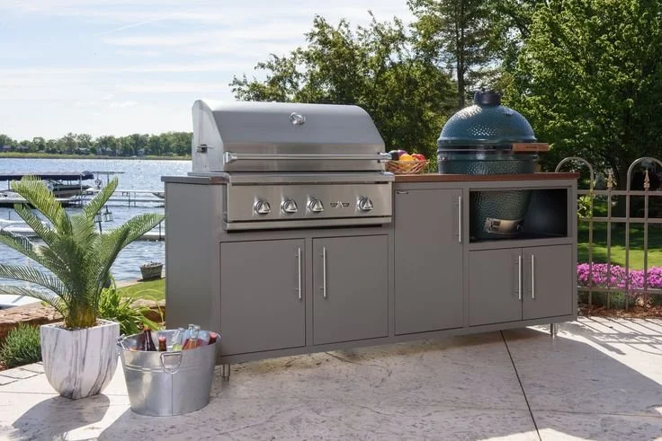 Outdoor Kitchen and Grill Grill with Kamado - Brubaker Showroom