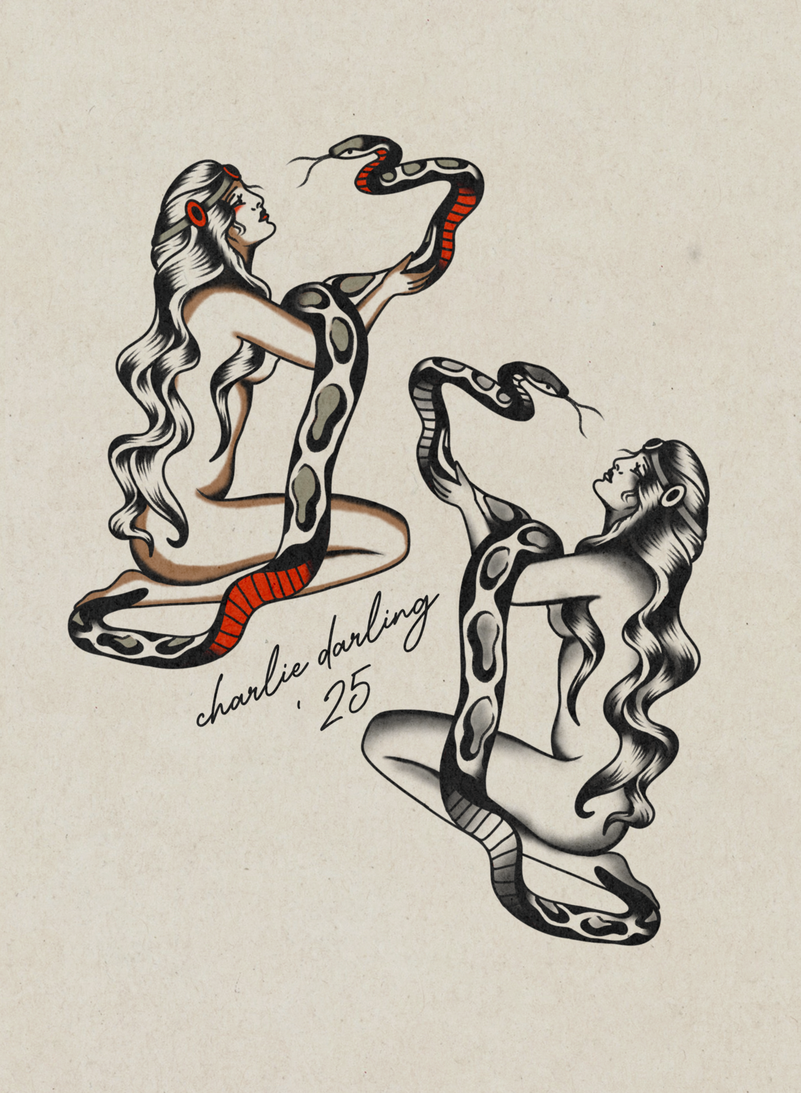 Snake charmer; 6" minimum
