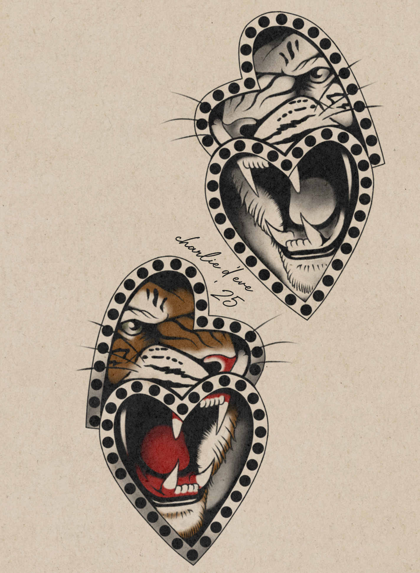 Wild at heart; 5” minimum