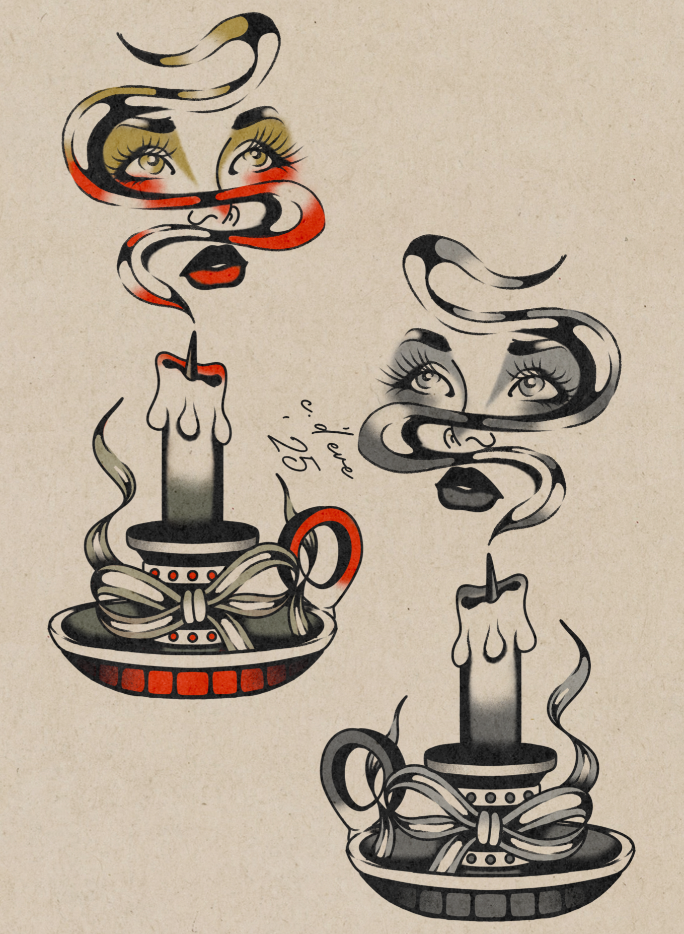 Illusion of life; 7” minimum