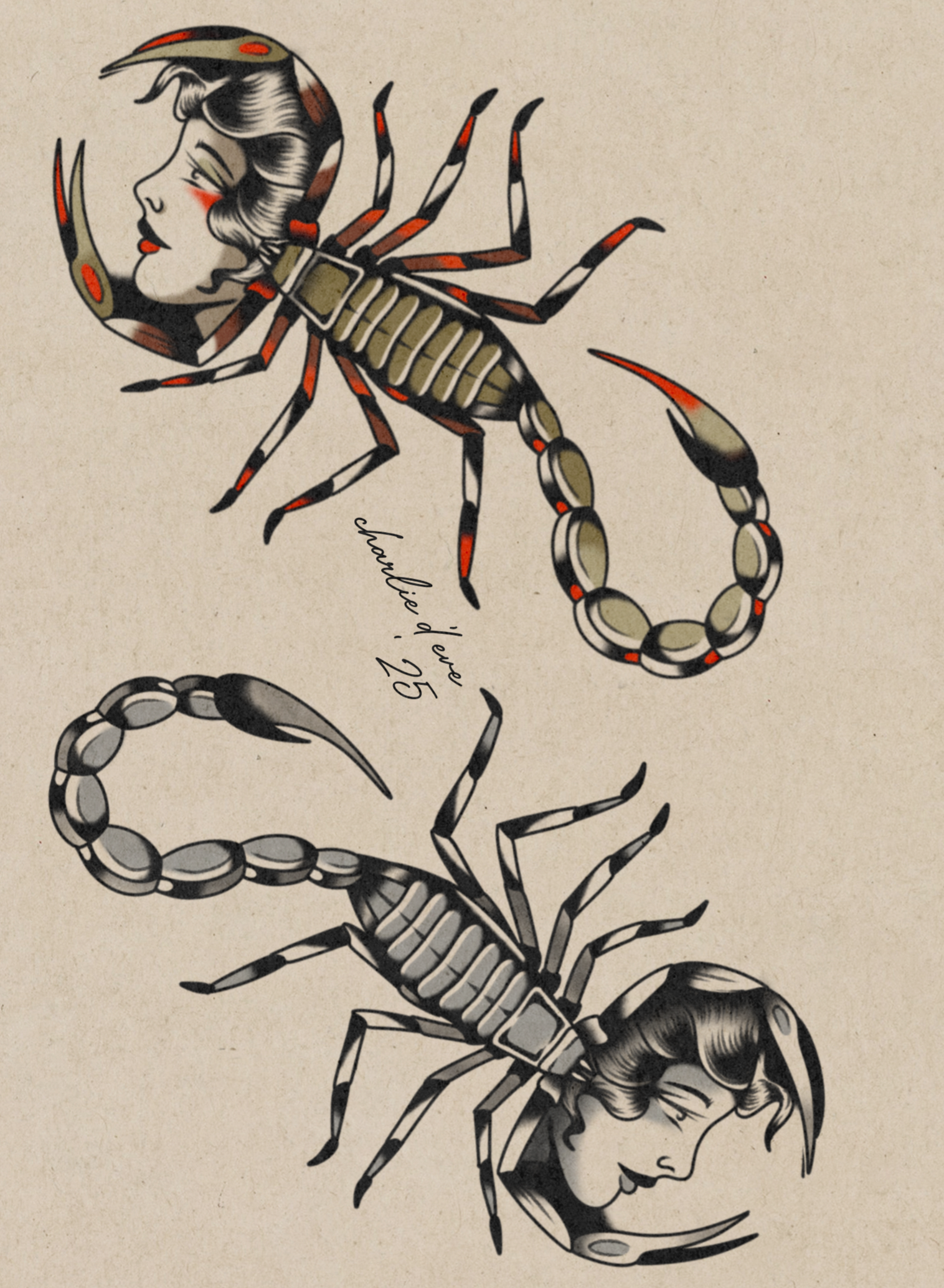 Desert woman; 7” minimum