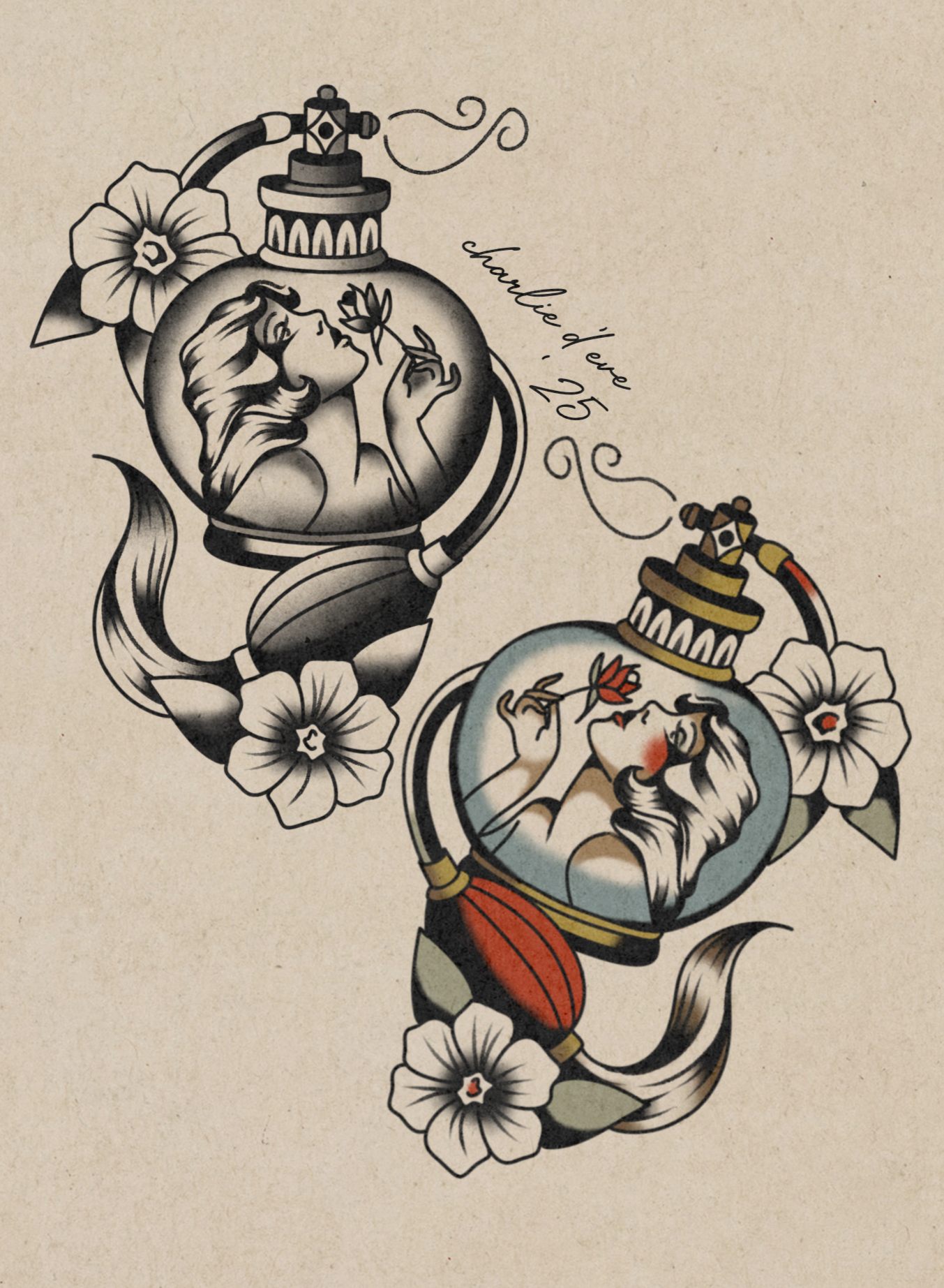 Perfume; 5.5" minimum