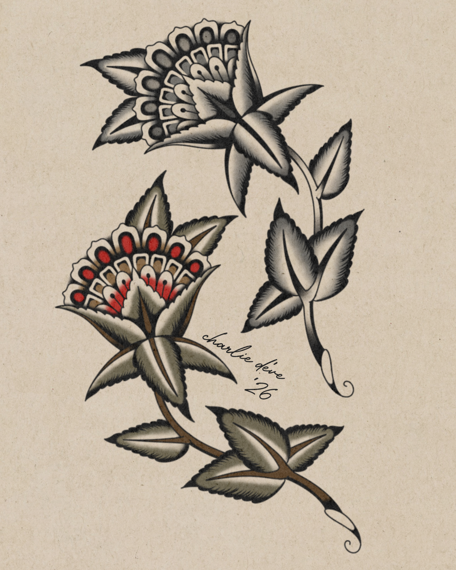 Solo fan flower; 6.75” minimum