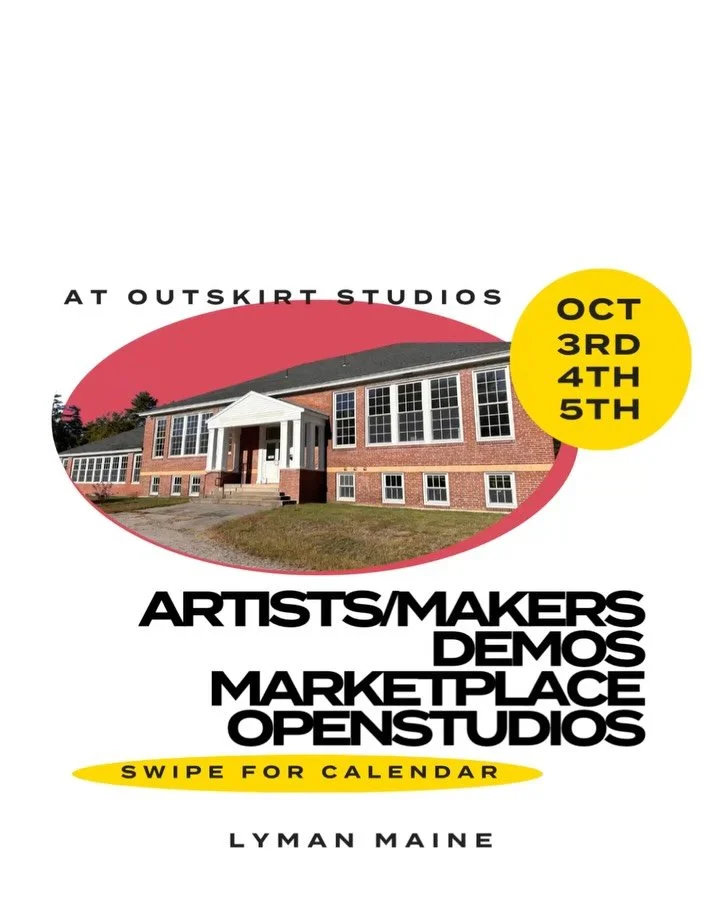 CAN YOU BELIEVE HANDS ON - MCA weekend is upon us?!? CANNOT WAIT to see you this weekend at oUTSKIRT for all the fun, open studios, artist talk, demos, pit firing, marketplace and more. Thank you for supporting our small business and our incredible a