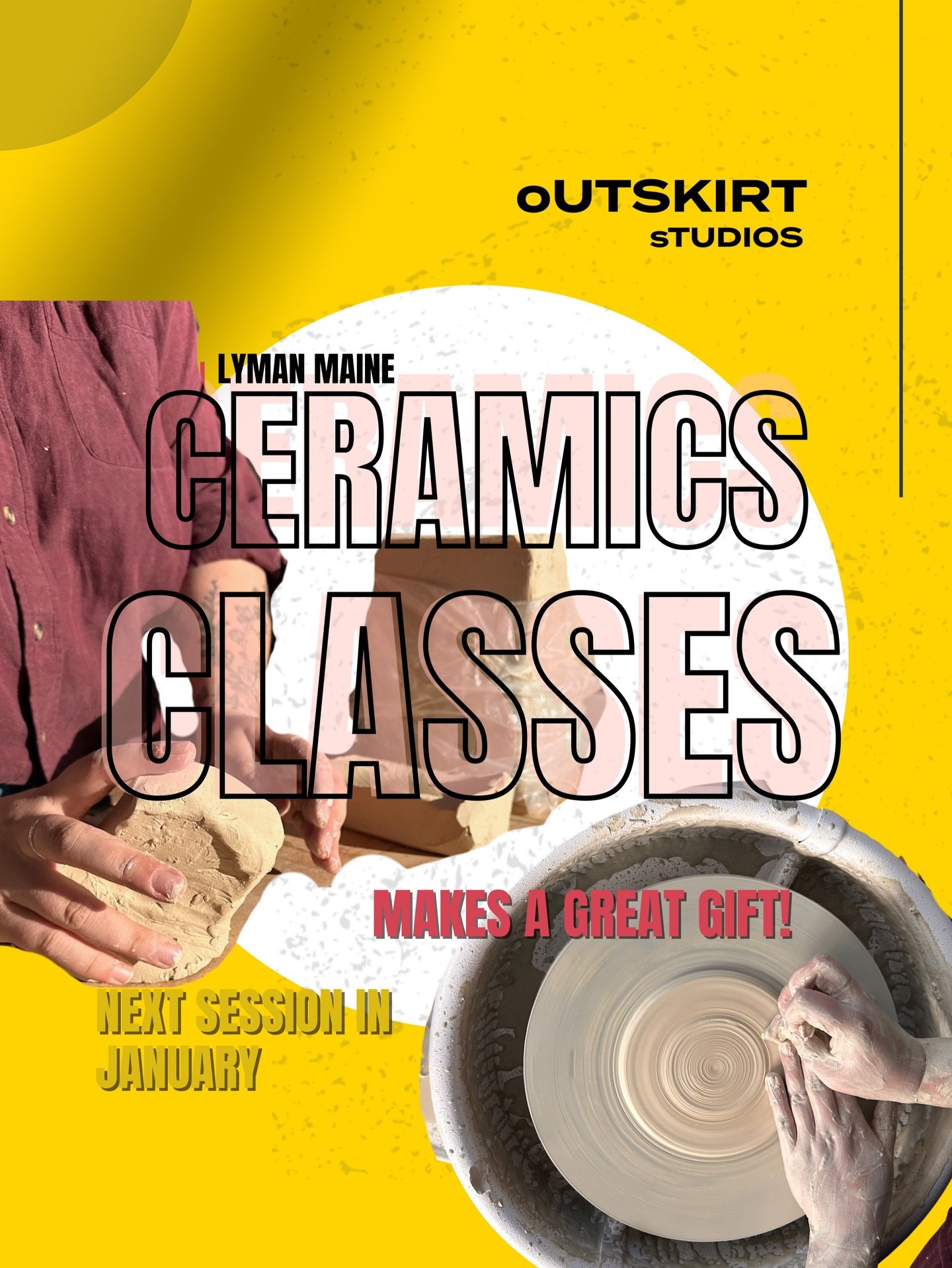 Gift an experience to your loved ones or to yourself this new year! Winter ceramics classes starting in January! 

⛄️intro to wheel (8 week) - Thursdays starting Jan 15

⛄️hand building multi level (8 week) - Tuesdays starting Jan 13 

Want to pay as
