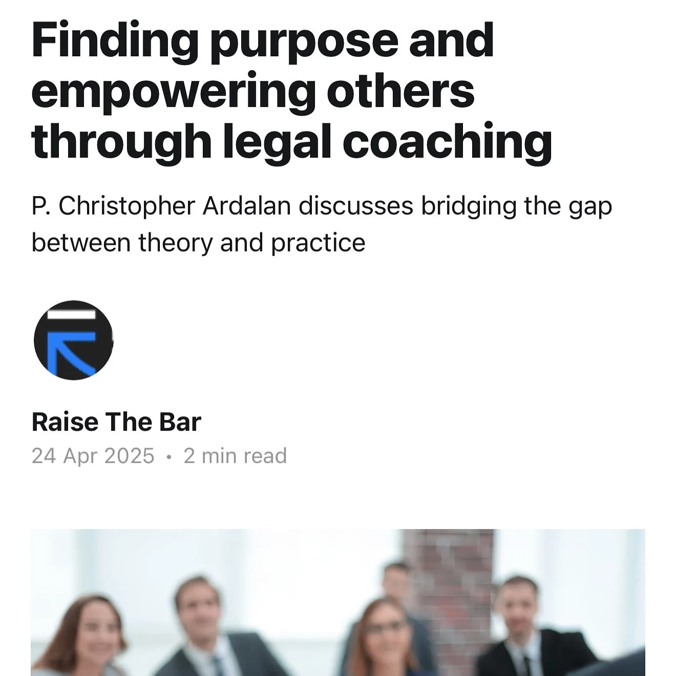 From helping individual clients to empowering countless attorneys &ndash; Ardalan Trial College founder Chris Ardalan shares how teaching amplifies purpose and impact. By coaching lawyers to win with intention, his work now touches thousands of lives