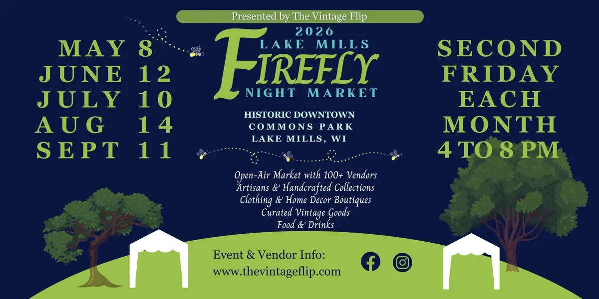 Lake Mills Firefly Night Market 
