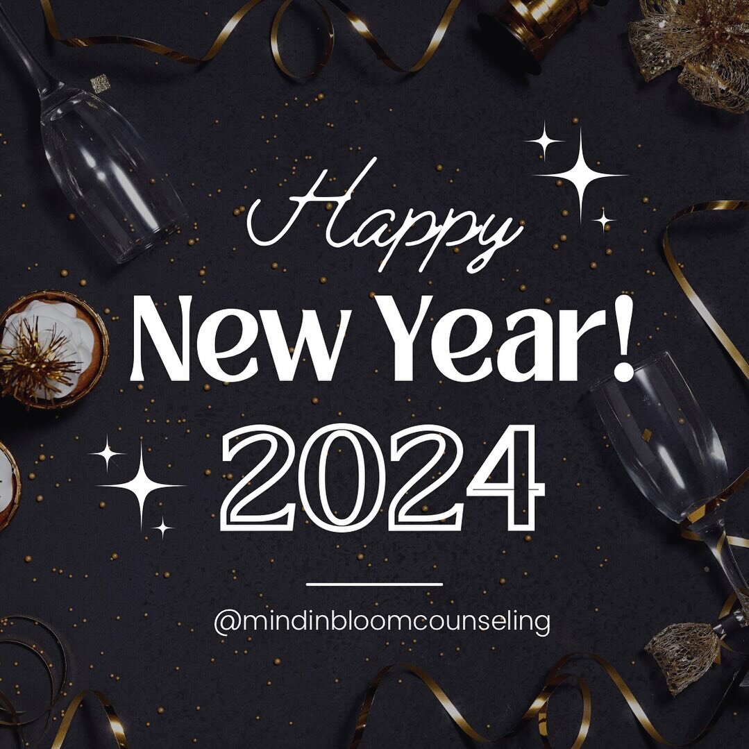 Happy New Year! #mindinbloomcounseling #counselor #therapist #therapy #counseling #anxiety #ocd #depression #newyear #selfcare #mentalhealth