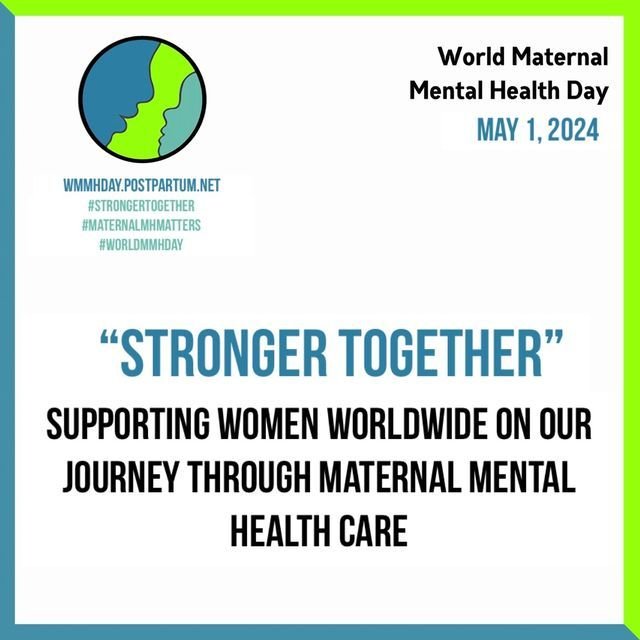 Today is World Maternal Mental Health Day. It is hosted by @postpartumsupportinternational 

~As many as 1 in 5 women have a problem with mental health during pregnancy and the first year after childbirth.
~Over 75% of women do not get diagnosed and 